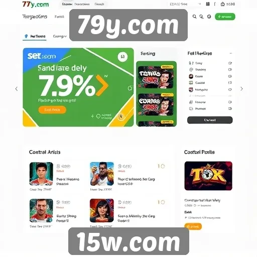 Análise da interface de usuário do 79y.com